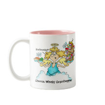 Midge's Choose Wisely Humorous Mug - Two Toned