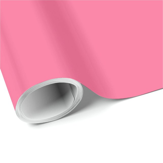 Midi Pink Valentine Solid Wrapping Paper (Roll Corner)