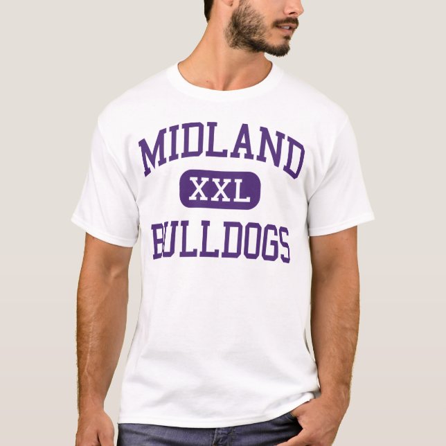 Midland - Bulldogs - High School - Midland Texas T-Shirt (Front)