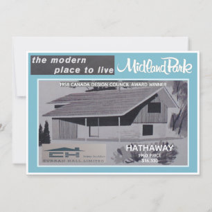 Midland Park House Model Collectible Card
