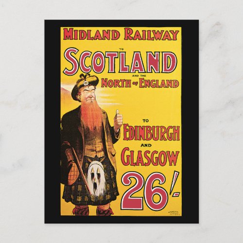 Midland Railway Scotland Postcard