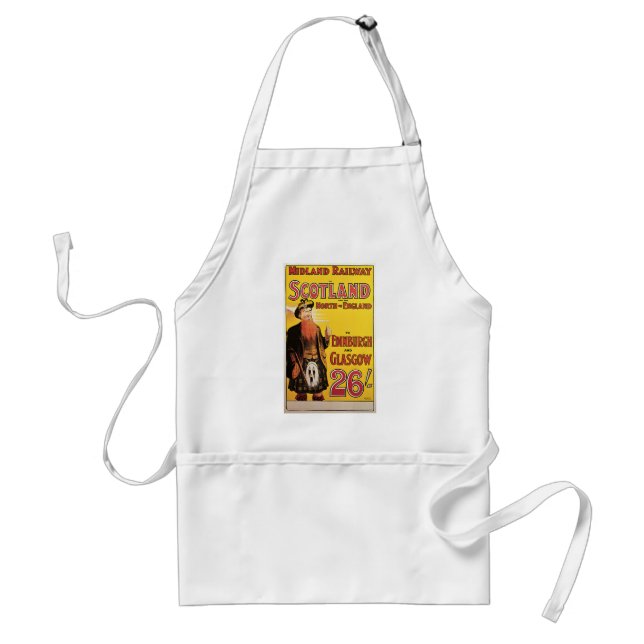 Midland Railway to Scotland Adult Apron (Front)