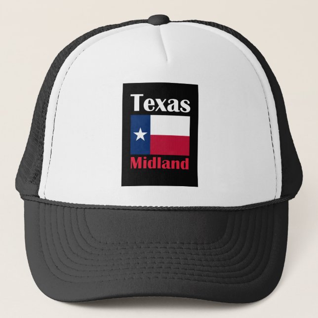 Midland TX Trucker Hat (Front)
