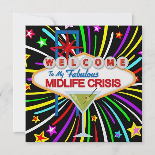 Midlife Crisis Party _ SRF Invitation
