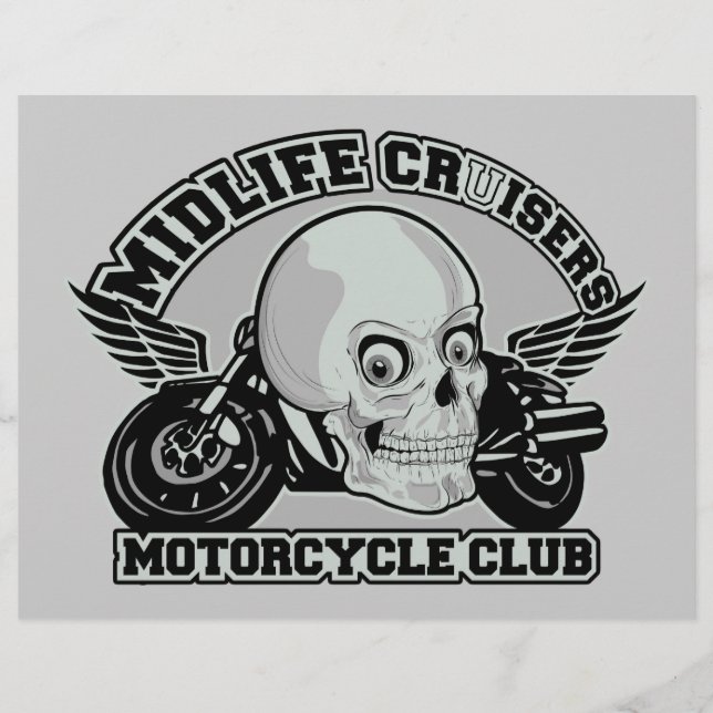 Midlife Cruisers MC custom flyers (Front)
