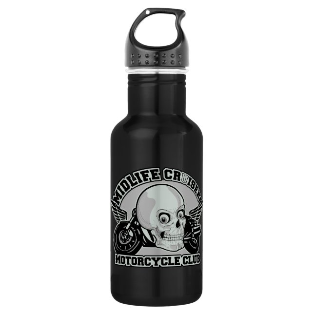 Midlife Cruisers MC custom Water Bottle (Front)