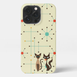 MidMod Atomic Cats Phone Case