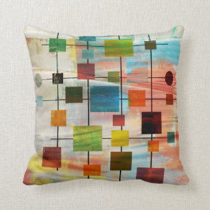 MidMod Graffiti 4.0 Throw Pillow