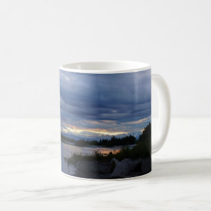 Midnight Alaska Sunset Coffee Mug