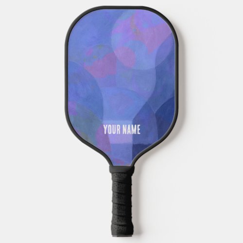 Midnight Arches – Indigo Abstract Geometry Pickleball Paddle