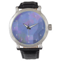 Midnight Arches – Indigo Abstract Geometry Watch