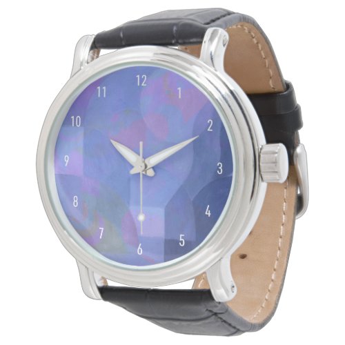 Midnight Arches – Indigo Abstract Geometry Watch