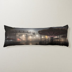 Midnight at the Forgotten Carnival Body Pillow