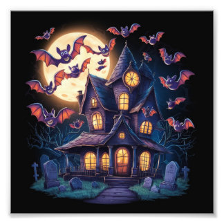 Midnight at the Haunted Estate Photo Print