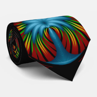 Midnight at the Oasis modern pattern art Neck Tie