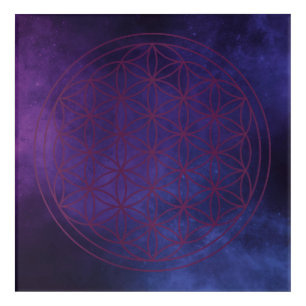 Midnight Aura – Color of Heart Acrylic Print