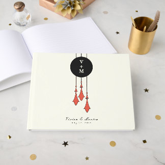 Midnight Autumn Wedding Guest Book