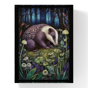 Midnight Badger    Paperweight
