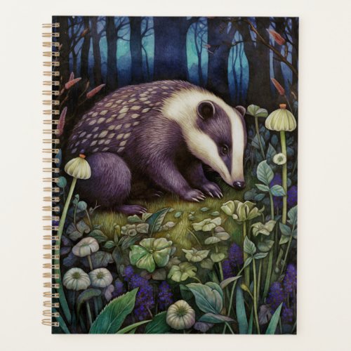 Midnight Badger  Planner