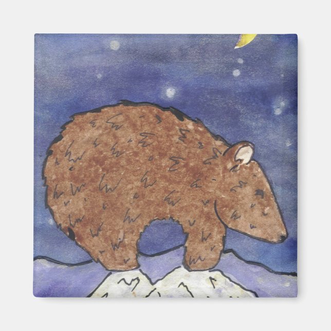Midnight Bear Magnet (Front)