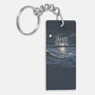 Midnight Bibliophile Logo Keychain