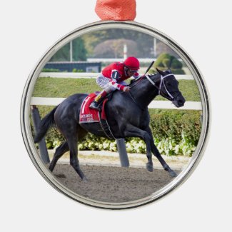 Midnight Bisou - Beldame Stakes Metal Ornament