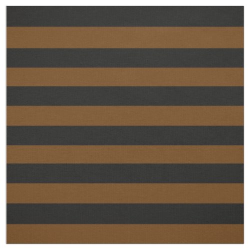 Midnight black Coco brown stipe stripes Fabric