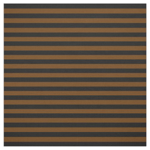 Midnight black Coco brown stipe stripes Fabric