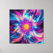 Midnight Bloom - Edition 002 Wrapped Canvas Art