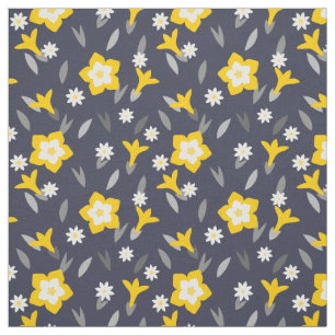 Midnight Bloom Fabric