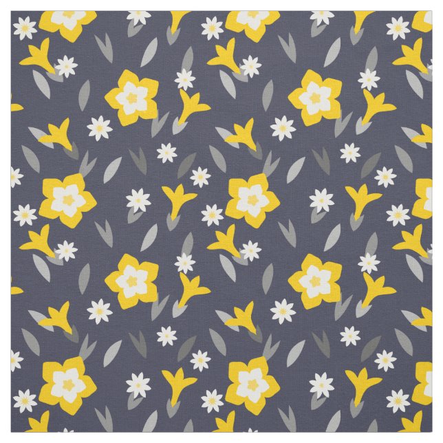 Midnight Bloom Fabric (Swatch)