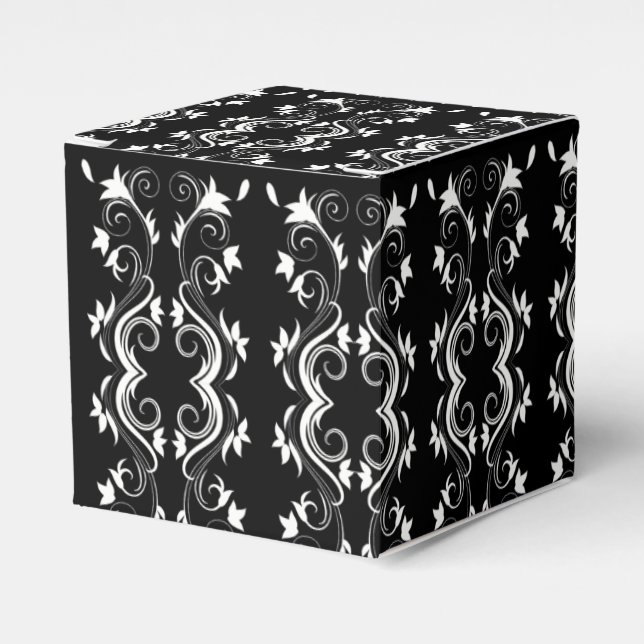 Midnight Bloom Favor Box (Front Side)