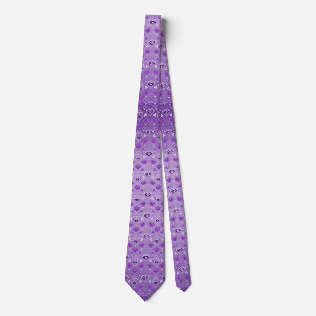 Midnight Bloom Neck Tie (Front)
