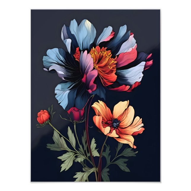 Midnight Bloom Photo Print (Front)