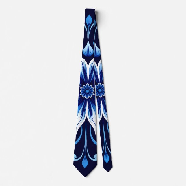 midnight bloom tie (Front)