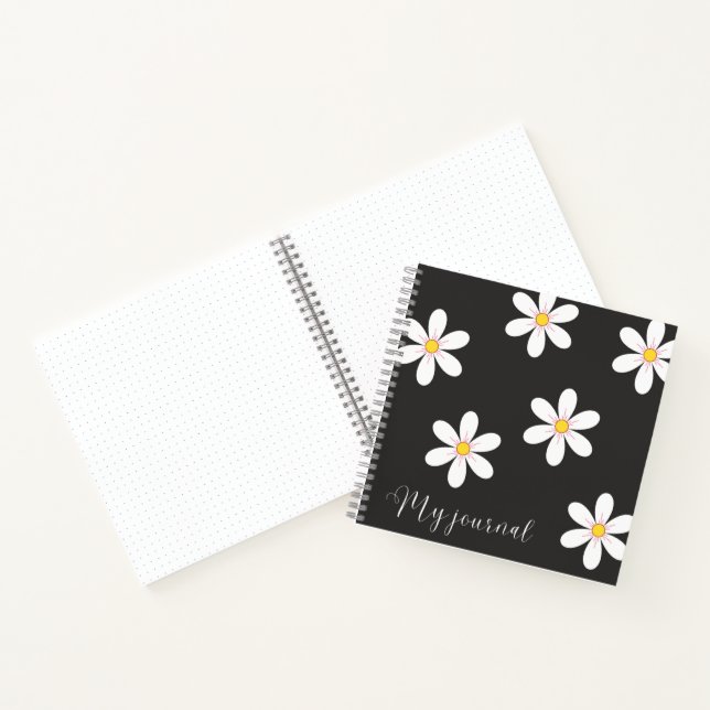 Midnight Blooms – Floral Journal (Inside)
