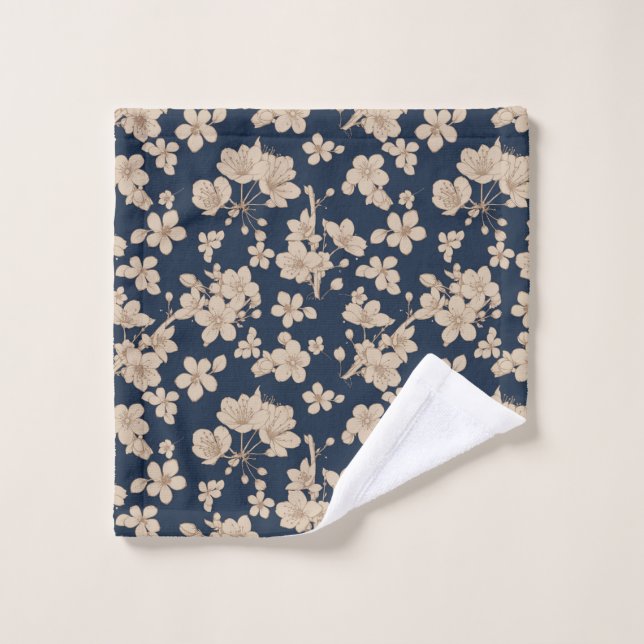 Midnight Blossoms Wash Cloth (Wash Cloth)