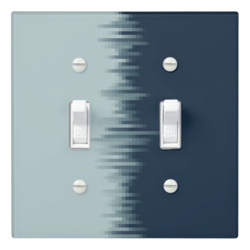 Midnight Blue and Greenish Blue Light Switch Cover