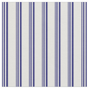 Midnight Blue and Light Yellow Lines Pattern Fabric