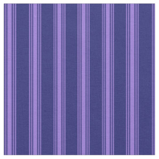 Midnight Blue and Purple Colored Stripes Fabric