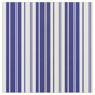 Midnight Blue and White Colored Pattern Fabric