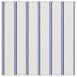 [ Thumbnail: Midnight Blue and White Striped/Lined Pattern Fabric ]