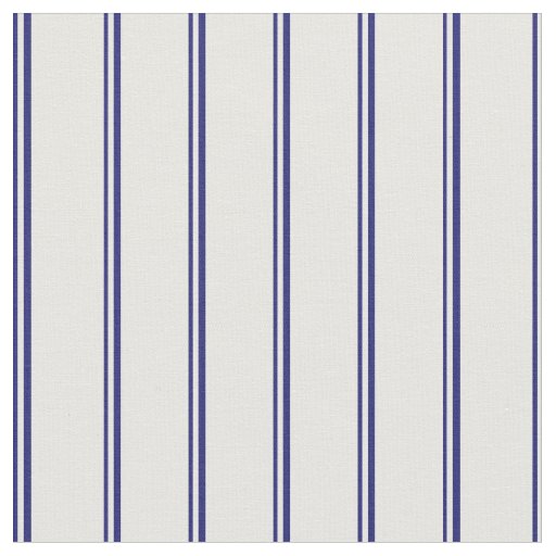 Midnight Blue and White Striped/Lined Pattern Fabric
