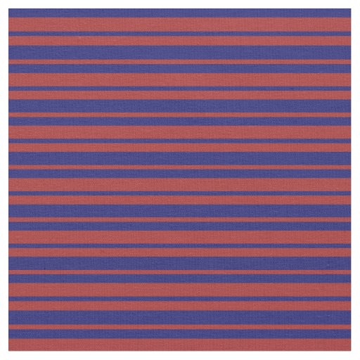 Midnight Blue & Brown Colored Stripes Pattern Fabric