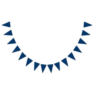 Midnight Blue Bunting Banner – Custom Party Decor