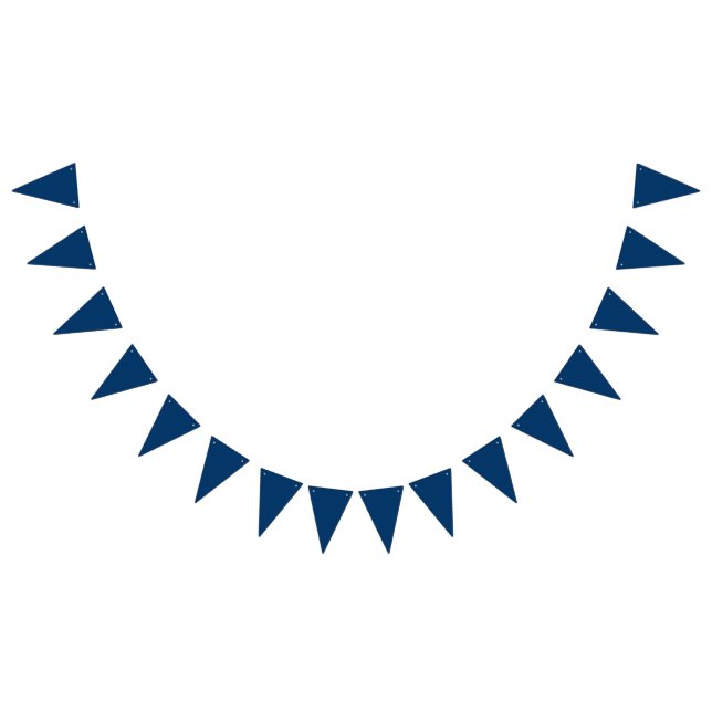 Midnight Blue Bunting Banner – Custom Party Decor (All)