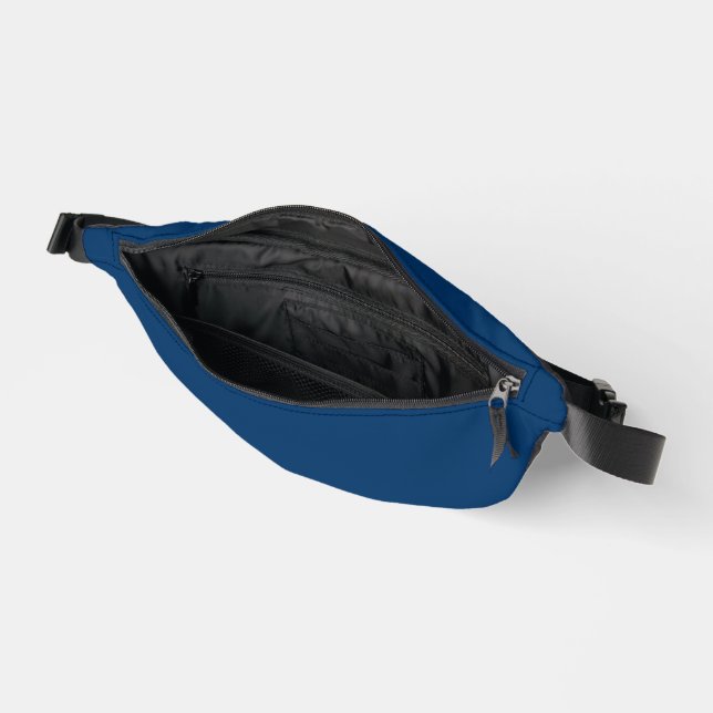 Midnight Blue Custom Waist Bag (Open)