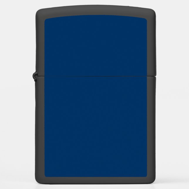 Midnight Blue Custom Zippo Lighter (Front)