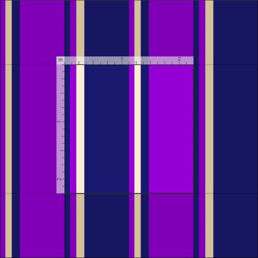 Midnight Blue, Dark Violet & Tan Pattern Fabric