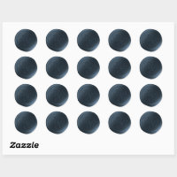 Midnight Blue Double Monogram Wax Seal Stickers